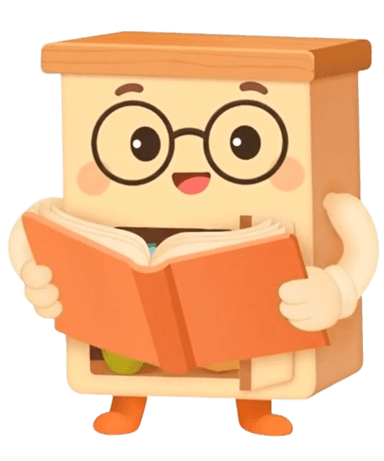 Pantry Persona mascot reading a recipe