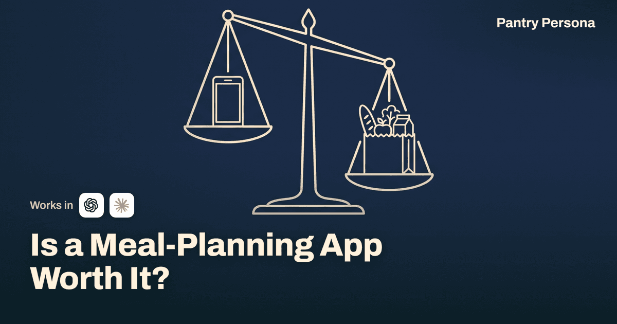 Is a Meal-Planning App Worth It, or Should You Just Use ChatGPT?