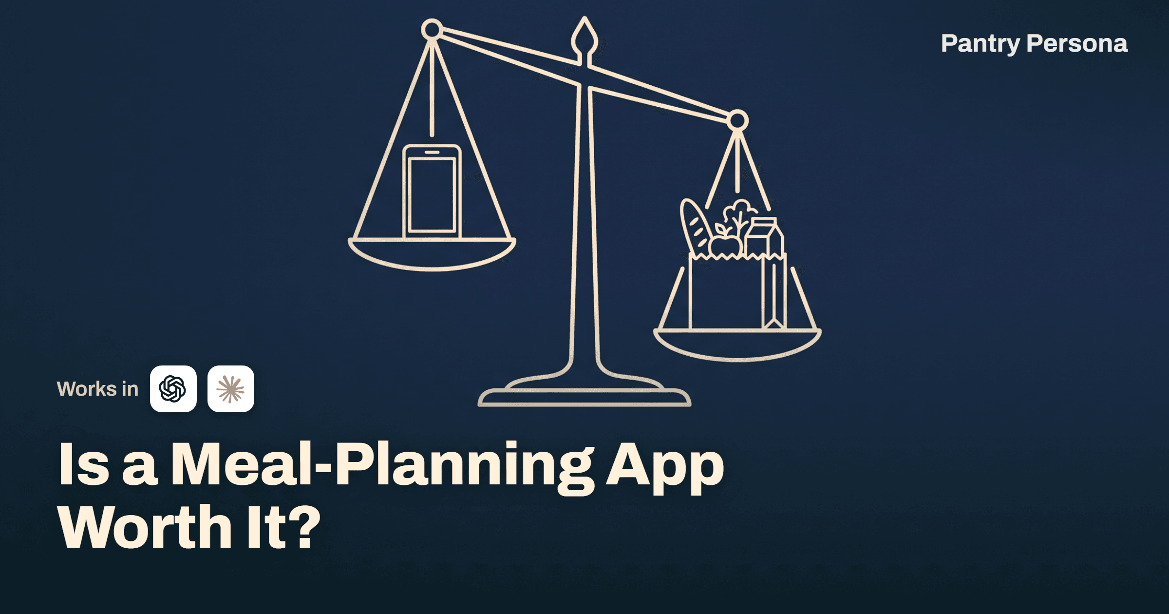Is a Meal-Planning App Worth It, or Should You Just Use ChatGPT?
