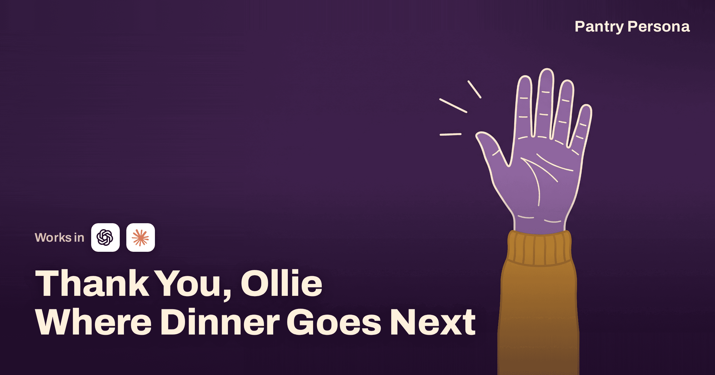 An Ollie for Meals Alternative for Family Dinner in ChatGPT or Claude, With Thanks to Ollie