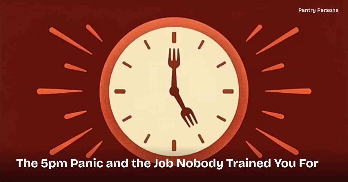 The 5pm Panic and the Job Nobody Trained You For