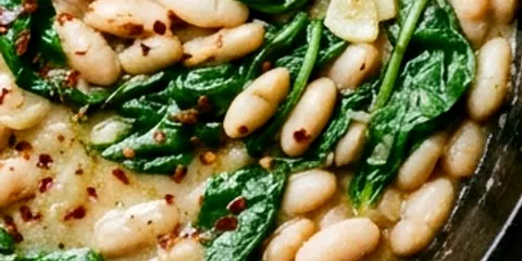 White Bean and Spinach Skillet
